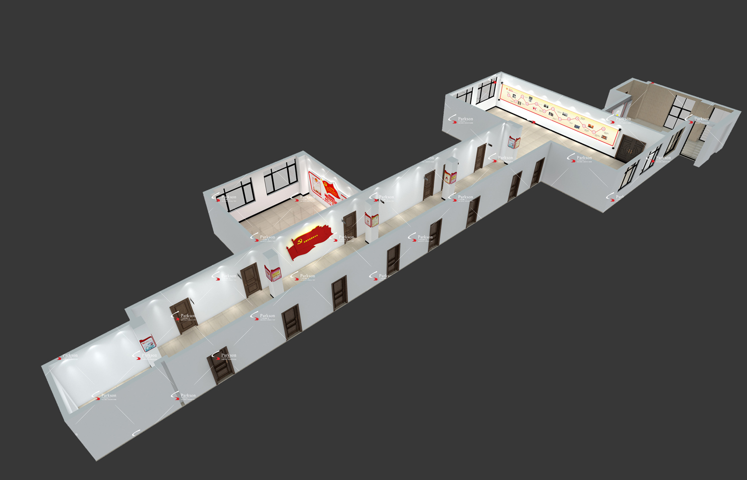 展厅设计鸟瞰图