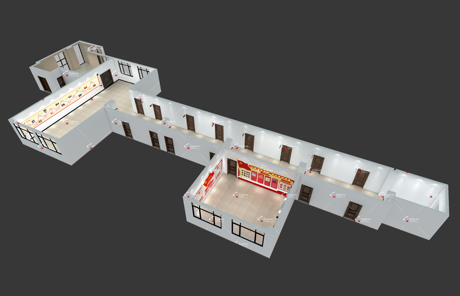 展厅设计鸟瞰图